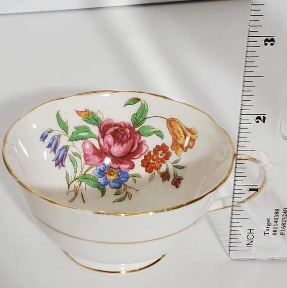 Rare Vintage Tuscan Fine English Bone China Tea cup w/Saucer - Picture 13 of 14